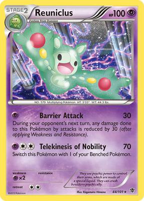 Reuniclus card from Plasma Blast