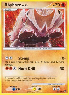 Rhyhorn card from Supreme Victors