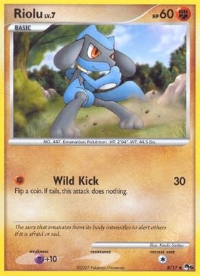 Riolu card from POP Series 6