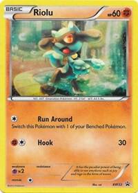 Riolu - BW33 (Cosmos Holo) card from Black and White Promos
