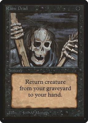 Raise Dead card from Beta Edition
