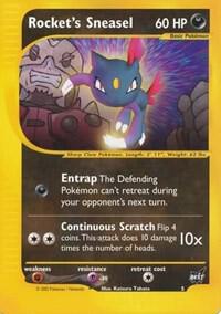 Rocket's Sneasel - 5 card from Best of Promos