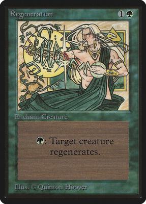Regeneration card from Beta Edition