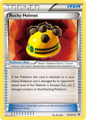 Rocky Helmet card from Noble Victories