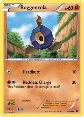 Roggenrola (50) card from Emerging Powers