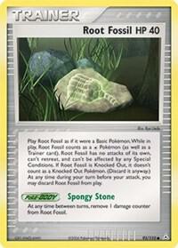 Root Fossil card from EX Holon Phantoms