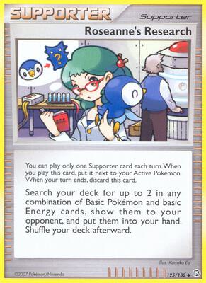 Roseanne's Research card from Secret Wonders