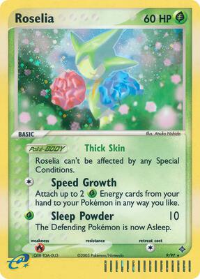 Roselia card from EX Dragon