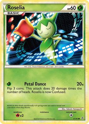 Roselia card from Unleashed