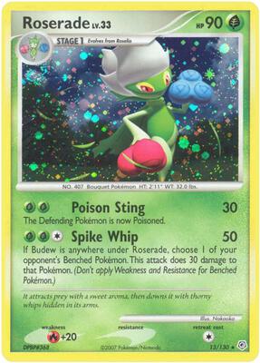 Roserade card from Diamond and Pearl