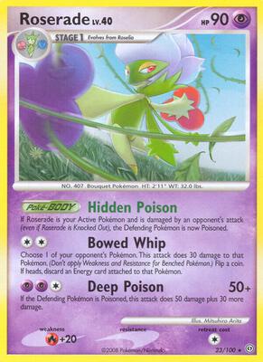 Roserade card from Stormfront