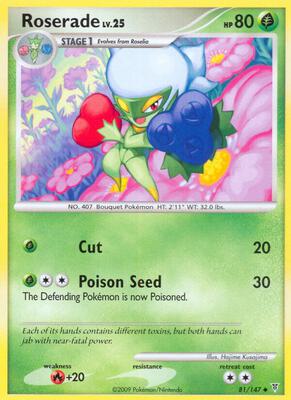 Roserade card from Supreme Victors