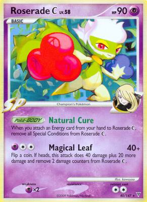 Roserade C card from Supreme Victors