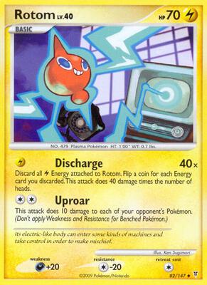 Rotom card from Supreme Victors