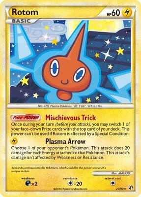 Rotom card from Undaunted