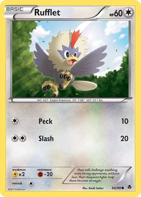 Rufflet (86) card from Emerging Powers