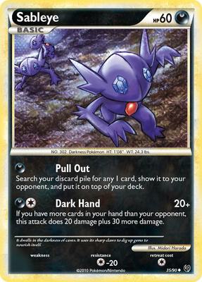 Sableye card from Undaunted