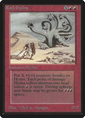 Rock Hydra card from Beta Edition