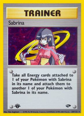 Sabrina (20) card from Gym Challenge
