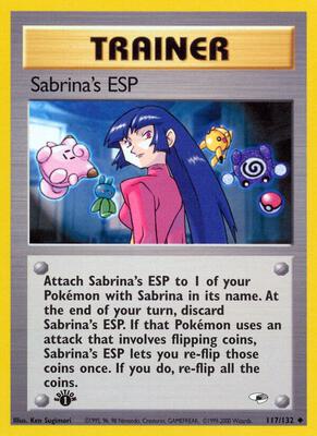 Sabrina's ESP card from Gym Heroes