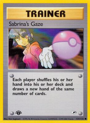 Sabrina's Gaze card from Gym Heroes