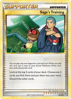 Sage's Training card from Call of Legends