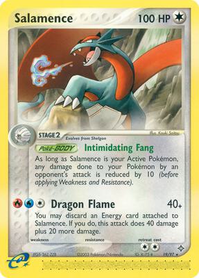 Salamence - 19/97 card from EX Dragon