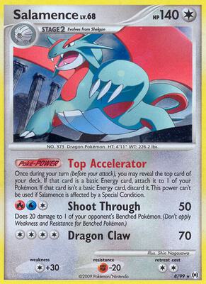 Salamence card from Arceus