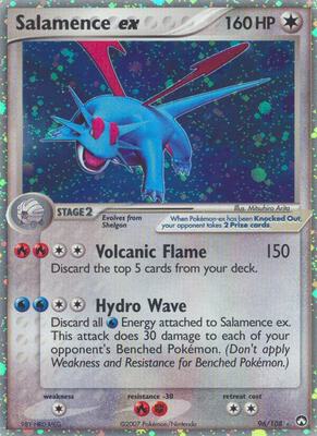 Salamence ex card from EX Power Keepers