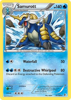 Samurott card from Boundaries Crossed