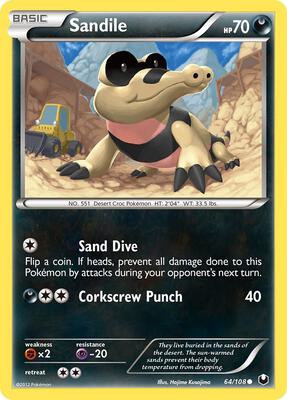 Sandile card from Dark Explorers