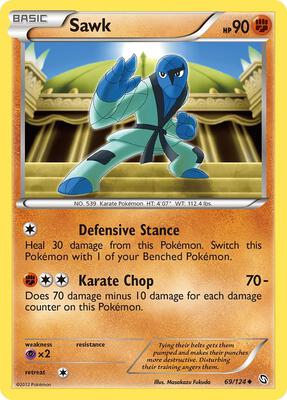 Sawk card from Dragons Exalted
