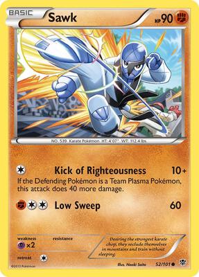 Sawk card from Plasma Blast
