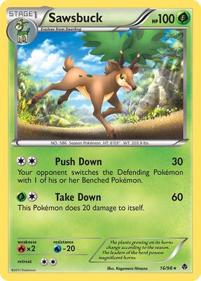 Sawsbuck card from Emerging Powers