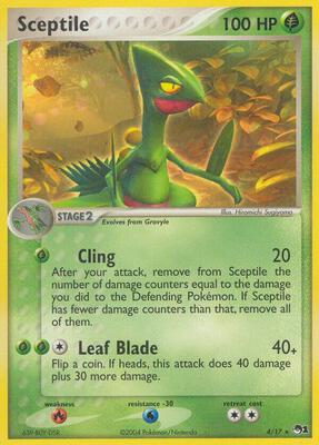 Sceptile card from POP Series 1