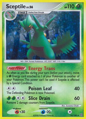 Sceptile card from Stormfront