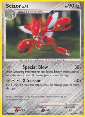 Scizor card from Majestic Dawn