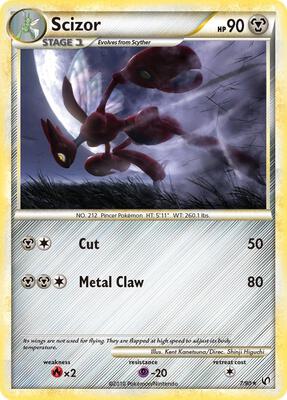 Scizor card from Undaunted