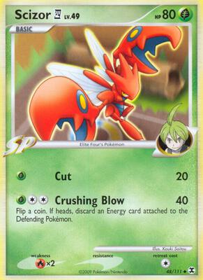 Scizor E4 card from Rising Rivals
