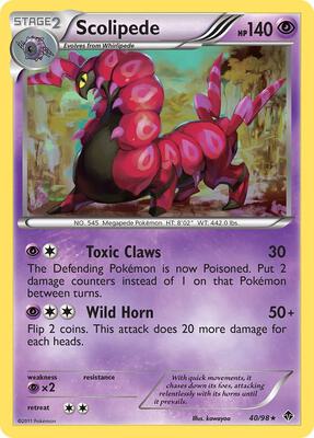 Scolipede card from Emerging Powers