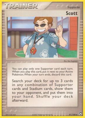Scott card from EX Power Keepers