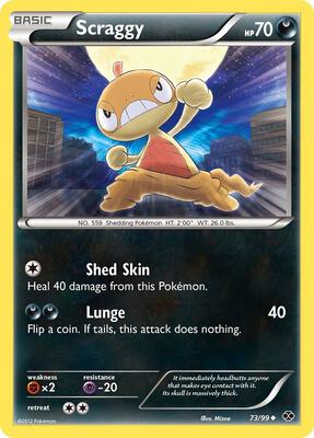 Scraggy card from Next Destinies