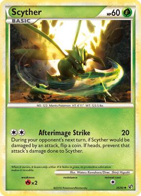 Scyther (36) card from Undaunted