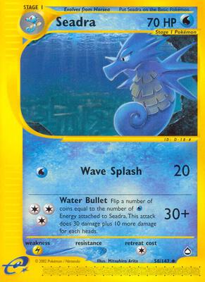 Seadra card from Aquapolis