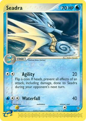 Seadra - 40/97 card from EX Dragon