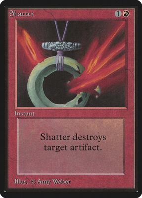 Shatter card from Beta Edition