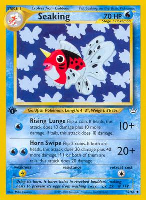 Seaking card from Neo Revelation