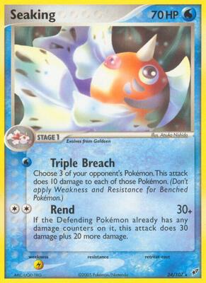 Seaking card from EX Deoxys