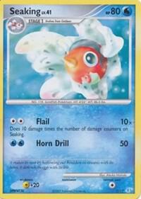 Seaking card from DP Trainer Kit: Manaphy & Lucario