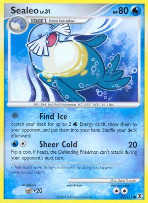 Sealeo card from Rising Rivals
